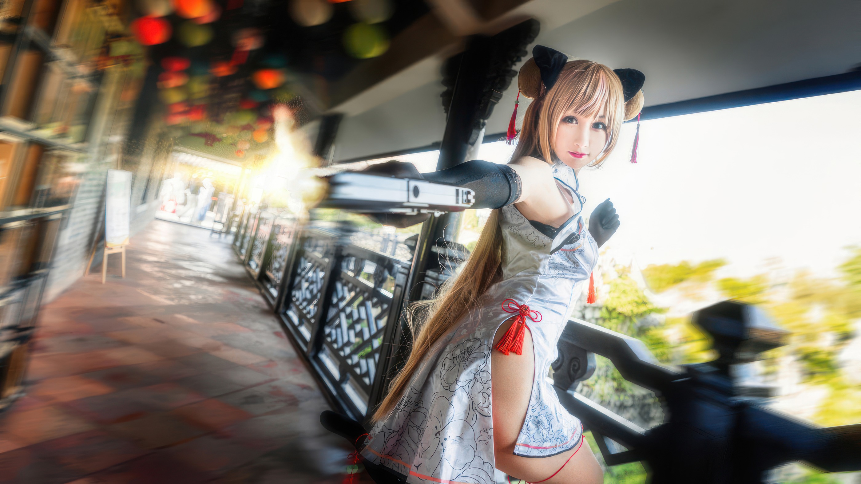 图片[1]-羽生三未 – NO.033 少女前线 MK23·蜂糖花[18P]-XikXak
